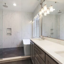 Baton Rouge Whole Home Renovations with Addition for Master Bedroom Bathroom Shower