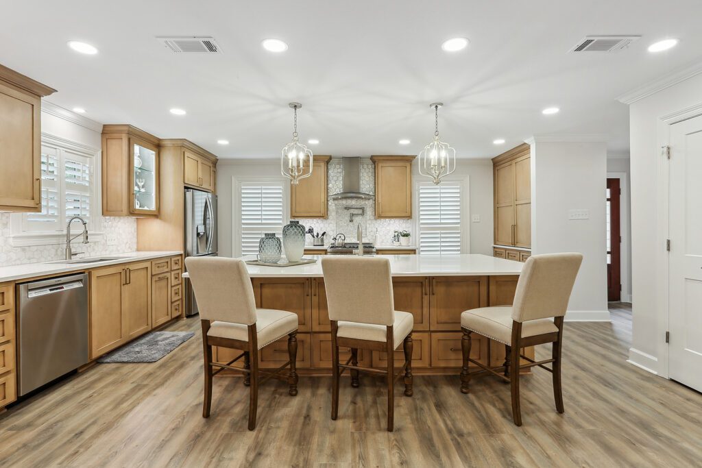 Home Remodeling in Baton Rouge with Kitchen Island